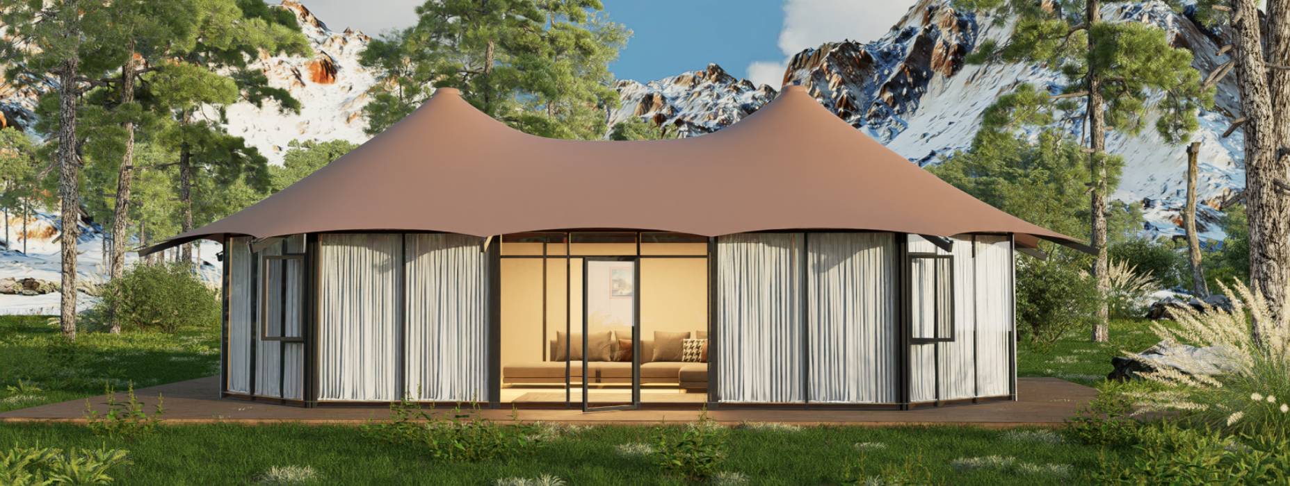 矿区移动式建筑钢结构房屋